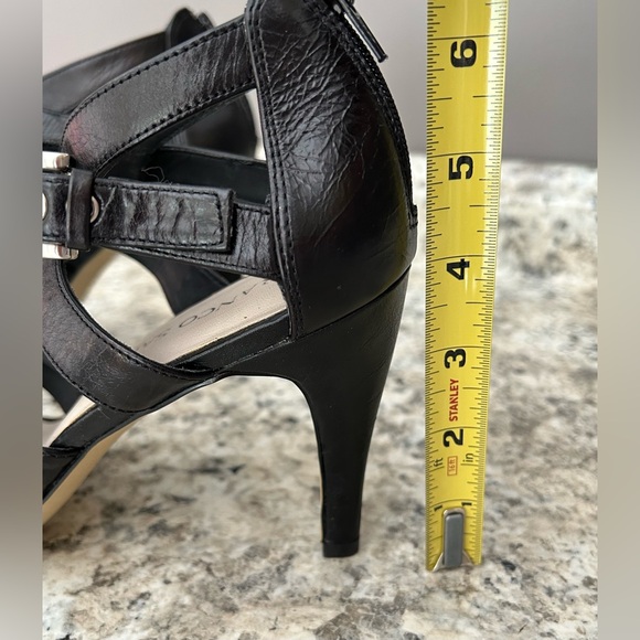 Franco Sarto Black Strappy Heels - Picture 13 of 13